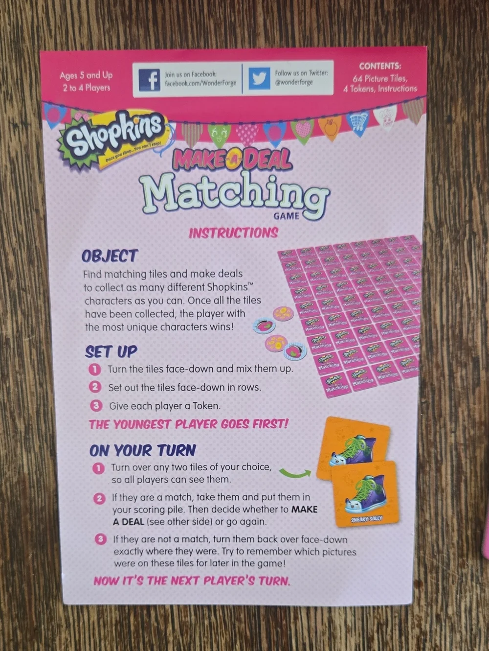 Shopkins Make-A-Deal Matching Game